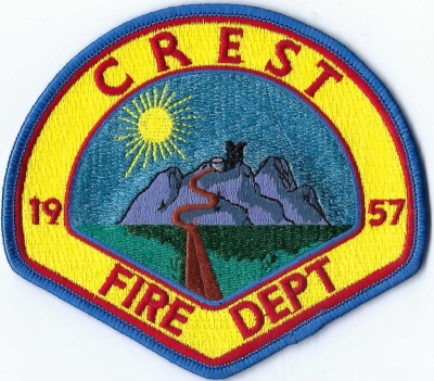 Crest Fire Department (CA)
DEFUNCT - Merged w/East San Diego County FIre Department
