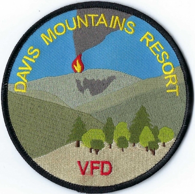 Davis Mountain Resort Volunteer Fire Department (TX)
Davis Mountains Resort is a real resort in Fort Davis, Texas. It's one of two subdivisions developed near Fort Davis in the late 1970s. 
