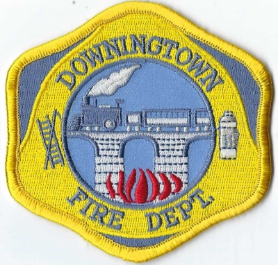 Dowingtown Fire Department (PA)
The original Downingtown RR station was built in the 19th century by the Pennsylvania Railroad, and was destroyed by a fire in 1992.
