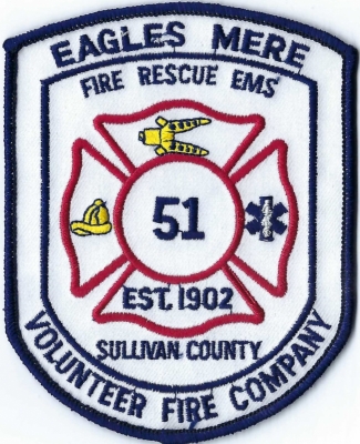 Eagles Mere Volunteer Fire Company (PA)
Population < 500.  Station 51.
