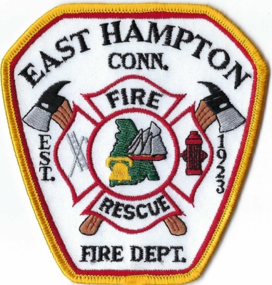 East Hampton Fire Department (CT)
Bevin Bell Factory since 1832.  It is the only dedicated bell manufacturer remaining in the United States. 
