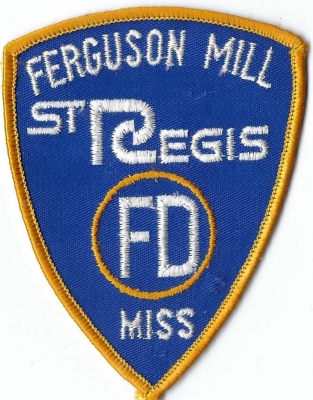 Ferguson Mill Fire Department (MS)
DEFUNCT - St. Regis Paper Mill Company
