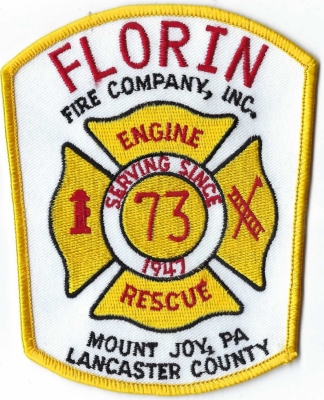 Florin Fire Company (PA)
DEFUNCT - Merged w/ Mount Joy Fire Department 2001.
