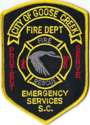 Goose Creek City Fire Department (SC)
Founded in 1670, Goose Creek the first settlements in the Carolina Colony. The town was was home to a large population of geese.
