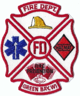 Green Bay Fire Department (WI)
DEFUNCT - Merged w/Green Bay Metro Fire Department
