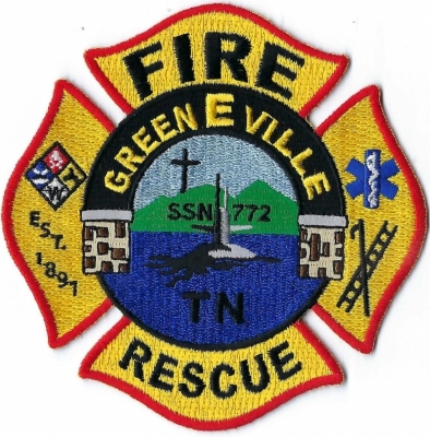 Greeneville Fire Rescue (TN)
USS Greeneville (SSN-772) was built in Greenville and named Greenville as such.  These are the Appalachian Mountains.
