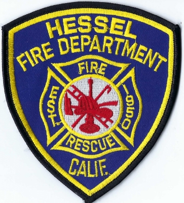 Hessel Fire Department (CA)
DEFUNCT - Merged w/Gold Ridge Fire Protection District
