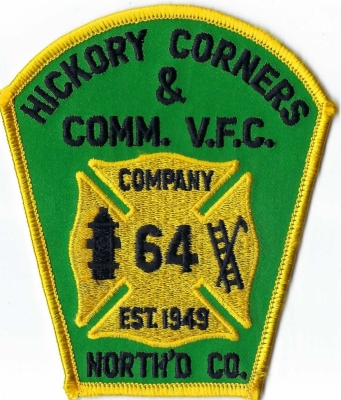Hickory Corners & Community Volunteer Fire Company (PA)
Station 64.
