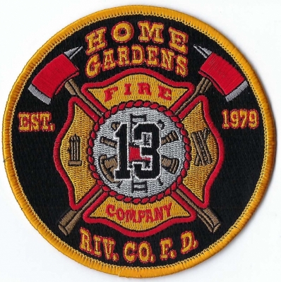 Riverside County Station #13 - Home Gardens (CA)
Home Gardens Fire Company
