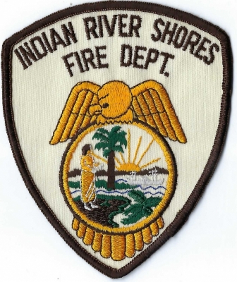 Indian River Shores Fire Department (FL)
Originally named Rio de Ais after the Ais Indian tribe, who lived along the east coast of Florida, was later given its current name. 
