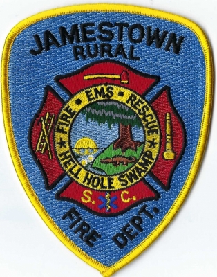 Jamestown Rural Fire Department (SC)
Tucked in boggy woods of Berkeley Co.. Hell Hole Swamp is named for being a repository for bootleggers during the Prohibition.
