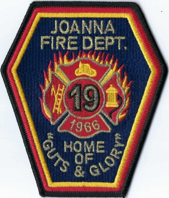 Joanna Fire Department (SC)
Population < 2,000.  Station 19.
