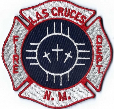 Las Cruces Fire Department (NM)
Las Cruces means "the crosses", in Spanish.  LC got its name when friars found unmarked graves and put crosses on them.
