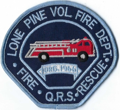 Lone Pine Volunteer Fire Department (PA)
The town of Lone Pine is named after the lonely pine tree that was found at the mouth of Lone Pine Canyon in 1860's. < 2,000.

