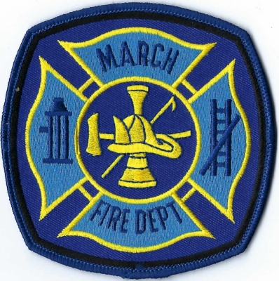 March AFB Fire Department (CA)
DEFUNCT - March Air Force Base closed the base in 1996.
