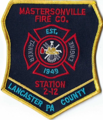 Mastersonville Fire Company (PA)
Station 2-12.
