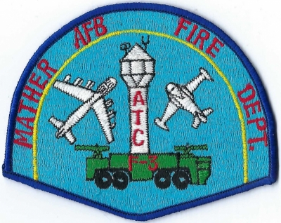 Mather AFB Fire Department (CA)
DEFUNCT - Air Force Base closed in 1993.
