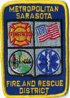 Metropolitan Sarasota Fire Rescue District (FL)
DEFUNCT - Merged w/Sarasota County Fire Department.
