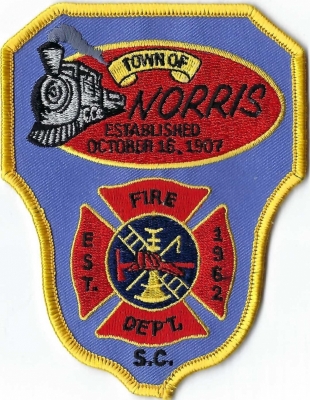 Town of Norris Fire Department (SC)
Populatio < 2,000.

