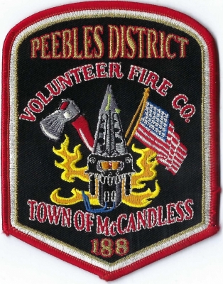 Peebles District Volunteer Fire Company (PA)
Station 188.
