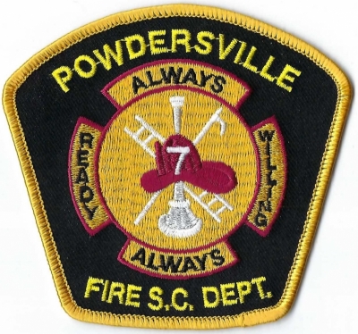 Powdersville Fire Department (SC)
Station 7.

