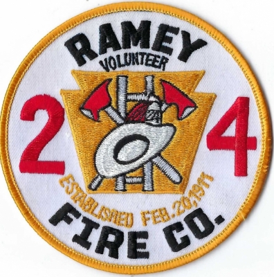 Ramey Volunteer Fire Company (PA)
Population < 500.  Station 24.
