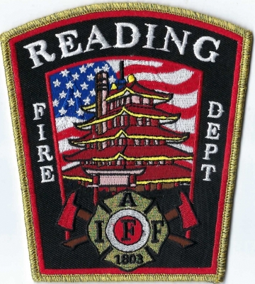 Reading Fire Department (PA)
The Pagoda is a novelty building, built atop the south end of Mount Penn overlooking Reading, Pennsylvania.  See patch.
