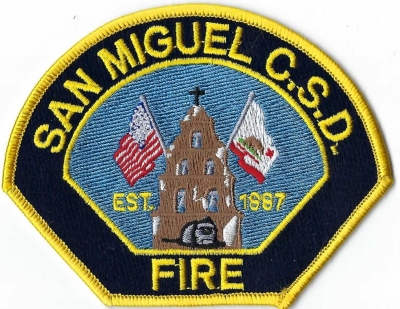 San Miguel CSD Fire Department (CA)
Community Services District
