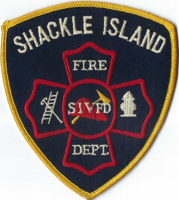 Shackle Island Volunteer Fire Department (TN)
The story goes that illegal whiskey was available in a small shack on the island in the 1900's.  It became known as Shackle Island. 
