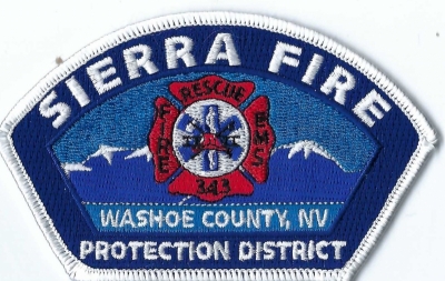 Sierra Fire Protection District (NV)
DEFUNCT - Merged w/Truckee Meadows Fire District
