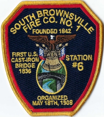 South Brownsville Fire Company (PA)
First US Cast-Iron Bridge completed in 1836.  See patch.
