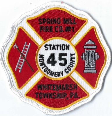 Spring Mill Fire Company #1 (PA)
Station 45.
