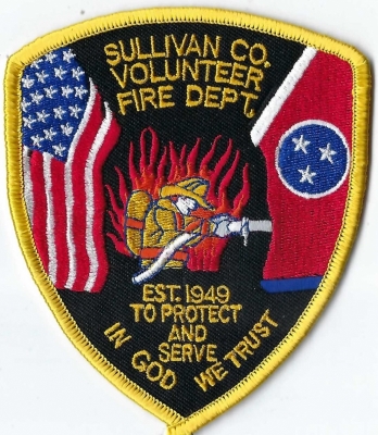 Sullivan County Volunteer Fire Department (TN)
Department Motto - "In God We Trust".
