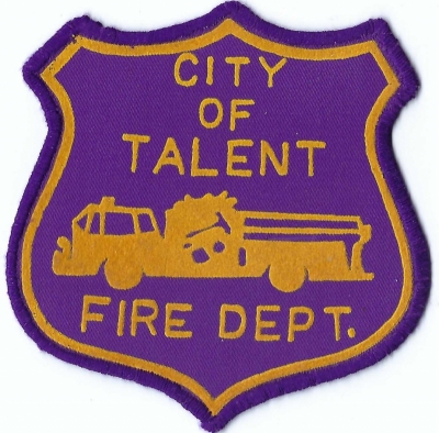 Talent City Fire Department (OR)
DEFUNCT - Merged w/Jackson County Fire District 5
