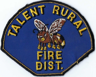 Talent Rural Fire District (OR)
DEFUNCT - Merged w/Jackson County Fire District 5
