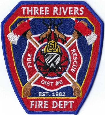 Three Rivers Fire Department (WA)
Three Rivers refers to the Tri-Cities area of Pasco, Richland, and Kennewick, where the Columbia, Snake, and Yakima rivers meet.

