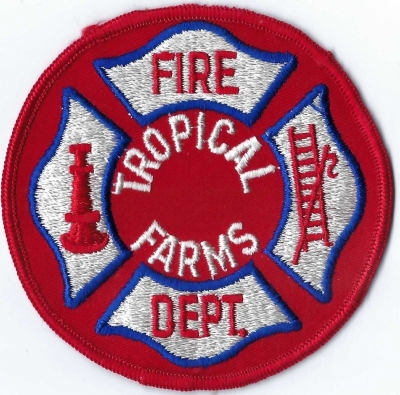 Tropical Farms Fire Department (FL)
DEFUNCT - Merged w/Martin County Fire Rescue.
