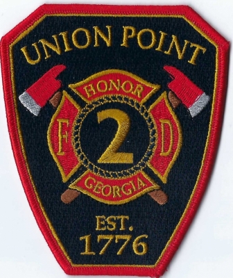 Union Point Fire Department (GA)
Population < 2,000.  Station 2.
