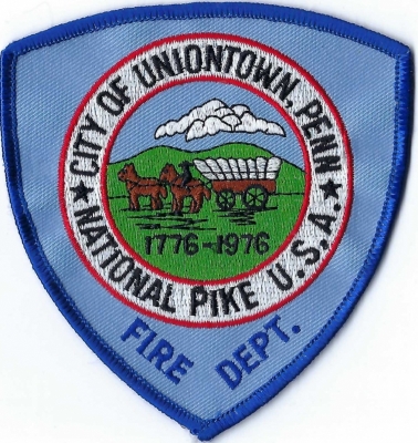 Uniontown City Fire Department (PA)
National Pike Wagon Train ~ This is a yearly trek from Grantsville, MD to Uniontown, PA held in May each year.  See patch.
