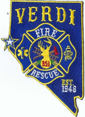 Verdi Fire & Rescue (NV)
DEFUNCT - Merged w/Truckee Meadows Fire Protection District
