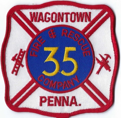 Wagontown Fire & Rescue (PA)
Station 35.

