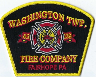Washington Twp. Fire Company (PA)
The name "Washington Township" may be any of the 22 places in the state of Pennsylvania.
