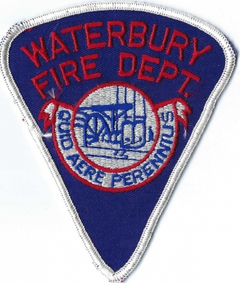 Waterbury Fire Department (CT)
Town motto, "Quid Aere Perennius", means "What is More Lasting Than Brass", and is inscribed in marble above the City Hall bldg.
