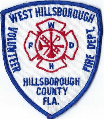 West Hillsborough Volunteer Fire Department (FL)
DEFUNCT - Merged w/Hillsborough County Fire Rescue.
