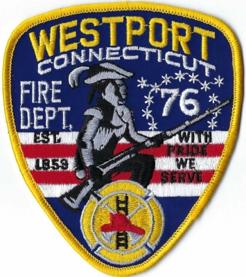 Westport Fire Department (CT)
The Minute Man statue represents the citizen soldier of 1775. The image of the statue is today the symbol of the National Guard 
