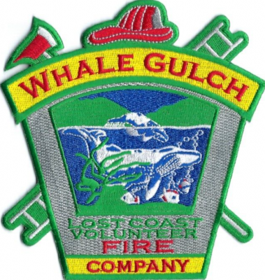 Whale Gulch Volunteer Fire Company (CA)
In 1973 out of the aftermath of the Finley Creek wildland fire the community formed the Whale Gulch Volunteer Fire Company. 
