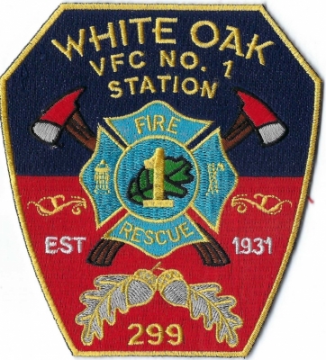 White Oak Volunteer Fire Company (PA)
White Oak was named for a stand of white oak trees near the original town site.  Station 299.
