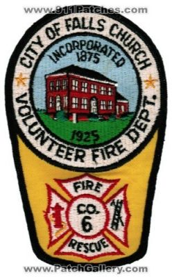 Virginia - Falls Church Volunteer Fire Department Arlington Company 6 ...
