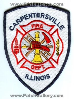 Illinois - Carpentersville Fire Department (Illinois) - PatchGallery ...