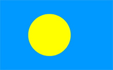 PALAU REPUBLIC * FLAG
